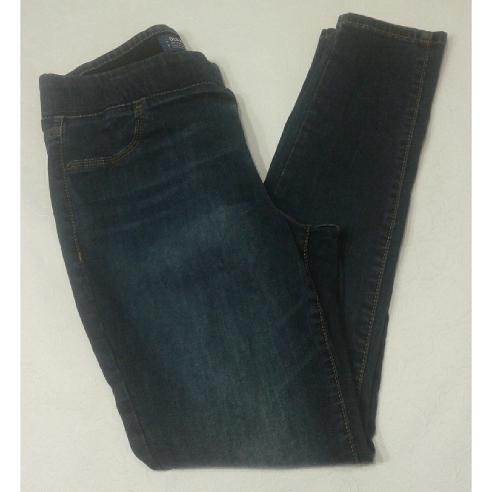 Old Navy Rockstar built-in sculpt skinny jeans pants size 12 petite